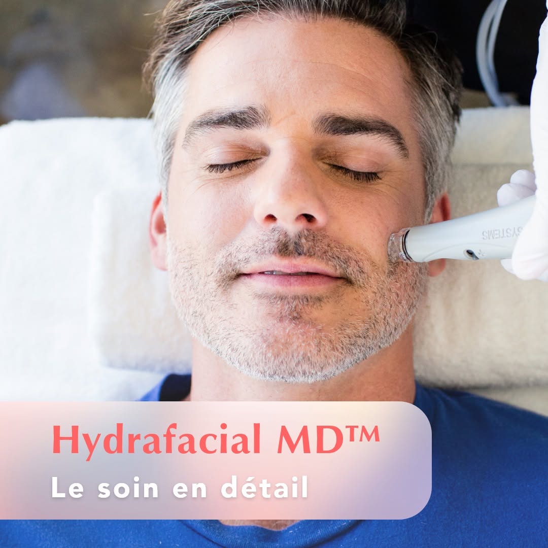 Soin Hydrafacial MD réalisé à l'Institut Métamorphose Beauté